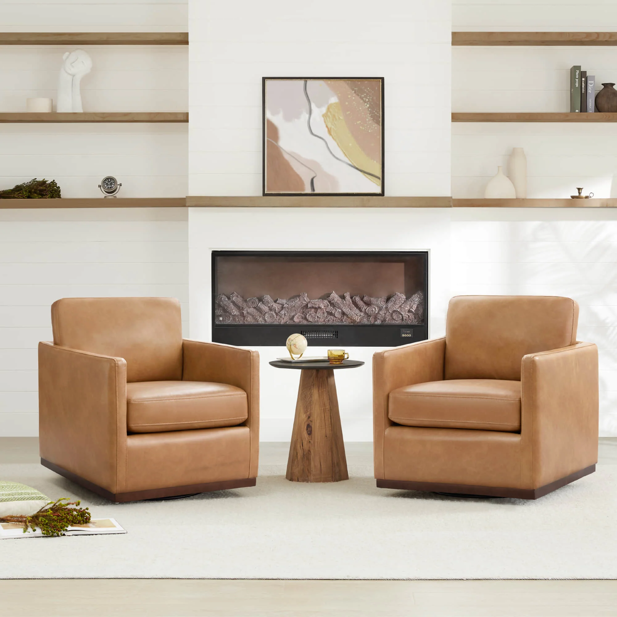 Henry Modern Swivel Accent Chair