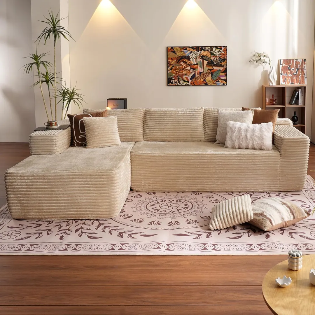 ⏰Today's Special 💥Minimalist L-Shape Couch