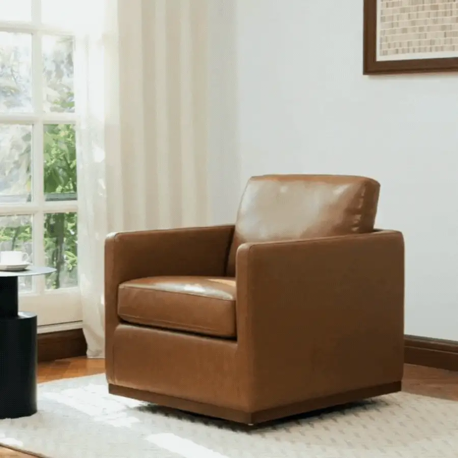 Henry Modern Swivel Accent Chair