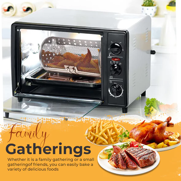 🔥HOT SALE  OFF 💖Stainless Steel Rotating Grill