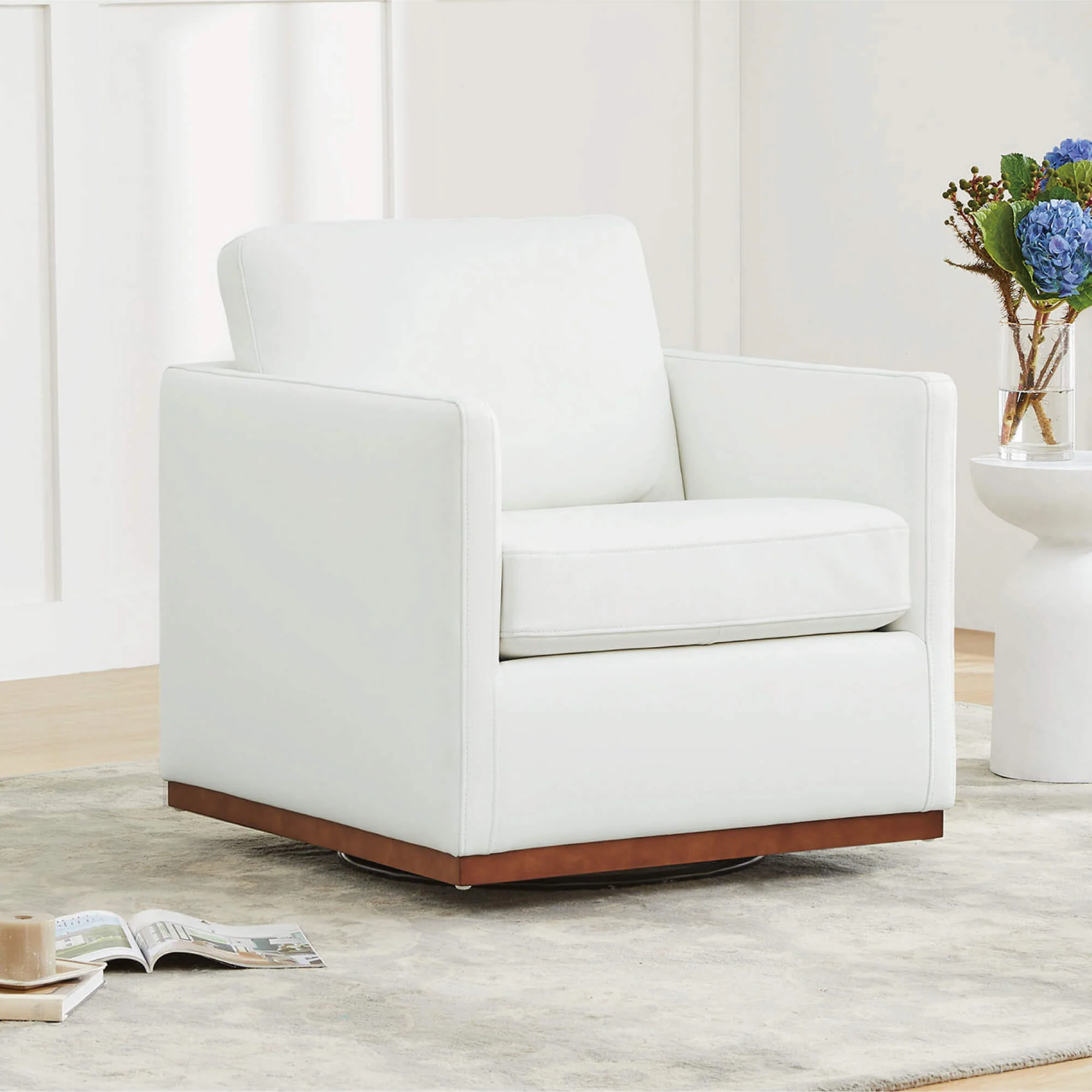 Henry Modern Swivel Accent Chair