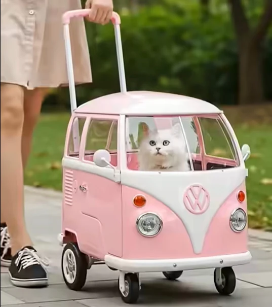 Retro Bus Style Pet Carrier