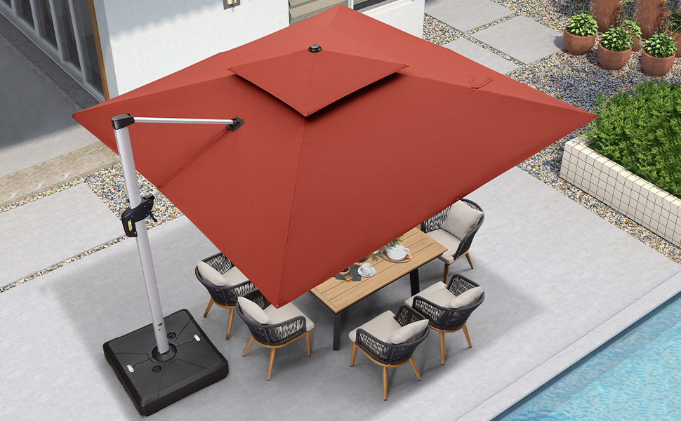 ⚡Clearance Sale $32.99⚡Solar Powered LED Patio Umbrella💥 GET FREE SHIPPING💥