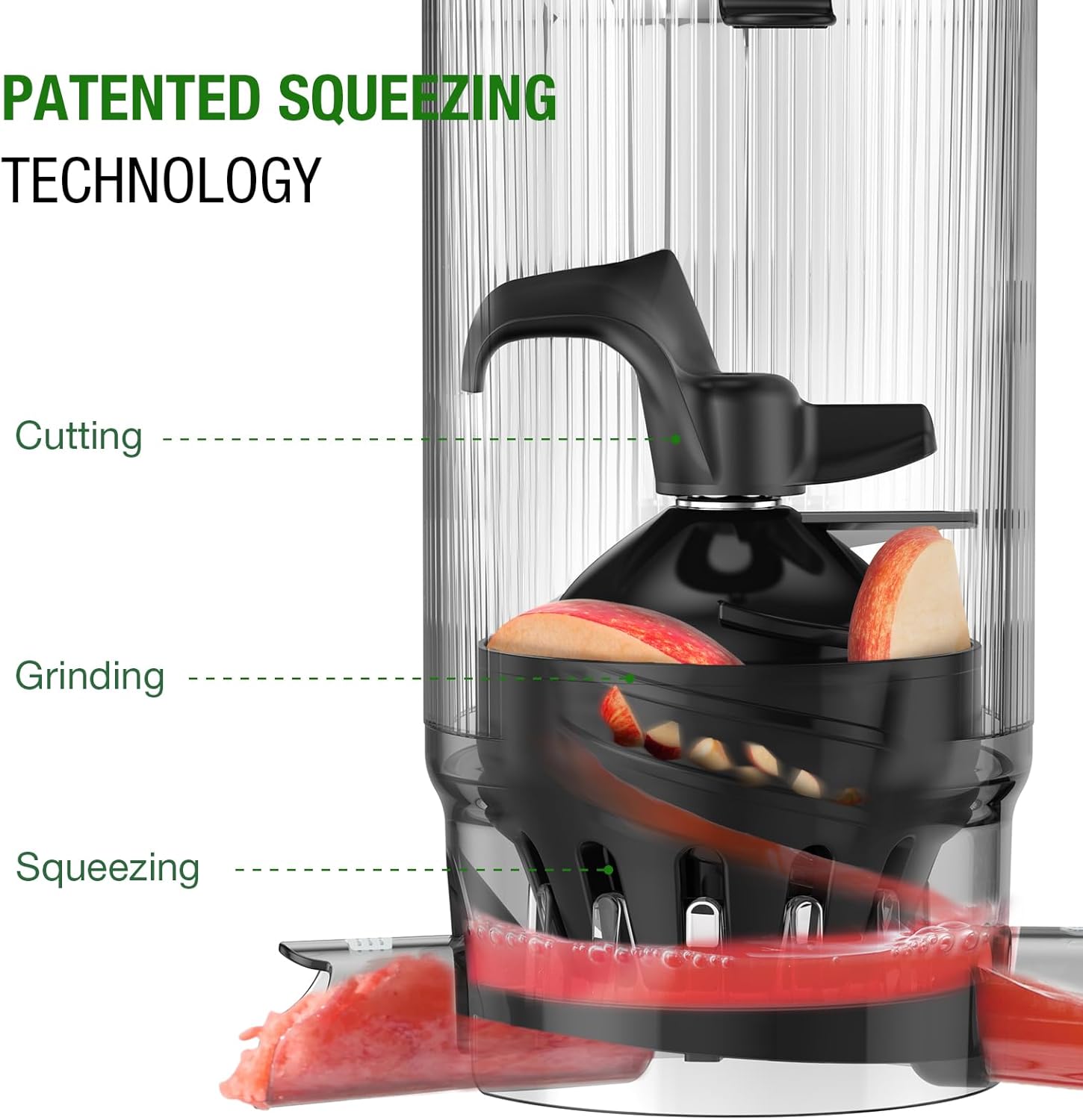 Juicer Machines, Cold Press Juicer with 5.3