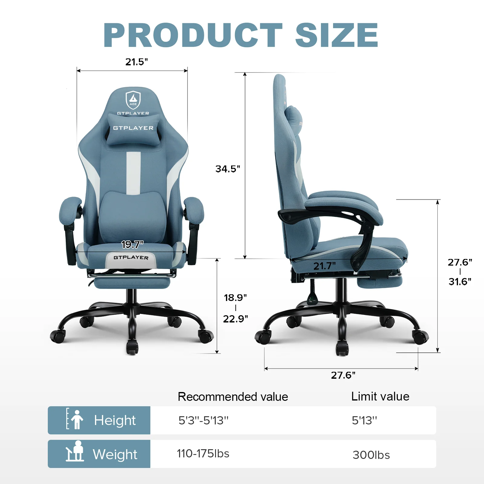Footrest Series GT905 F