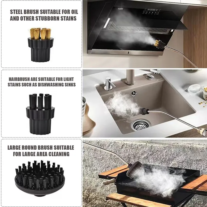 2500W High Pressure Steam Cleaner with Gloves