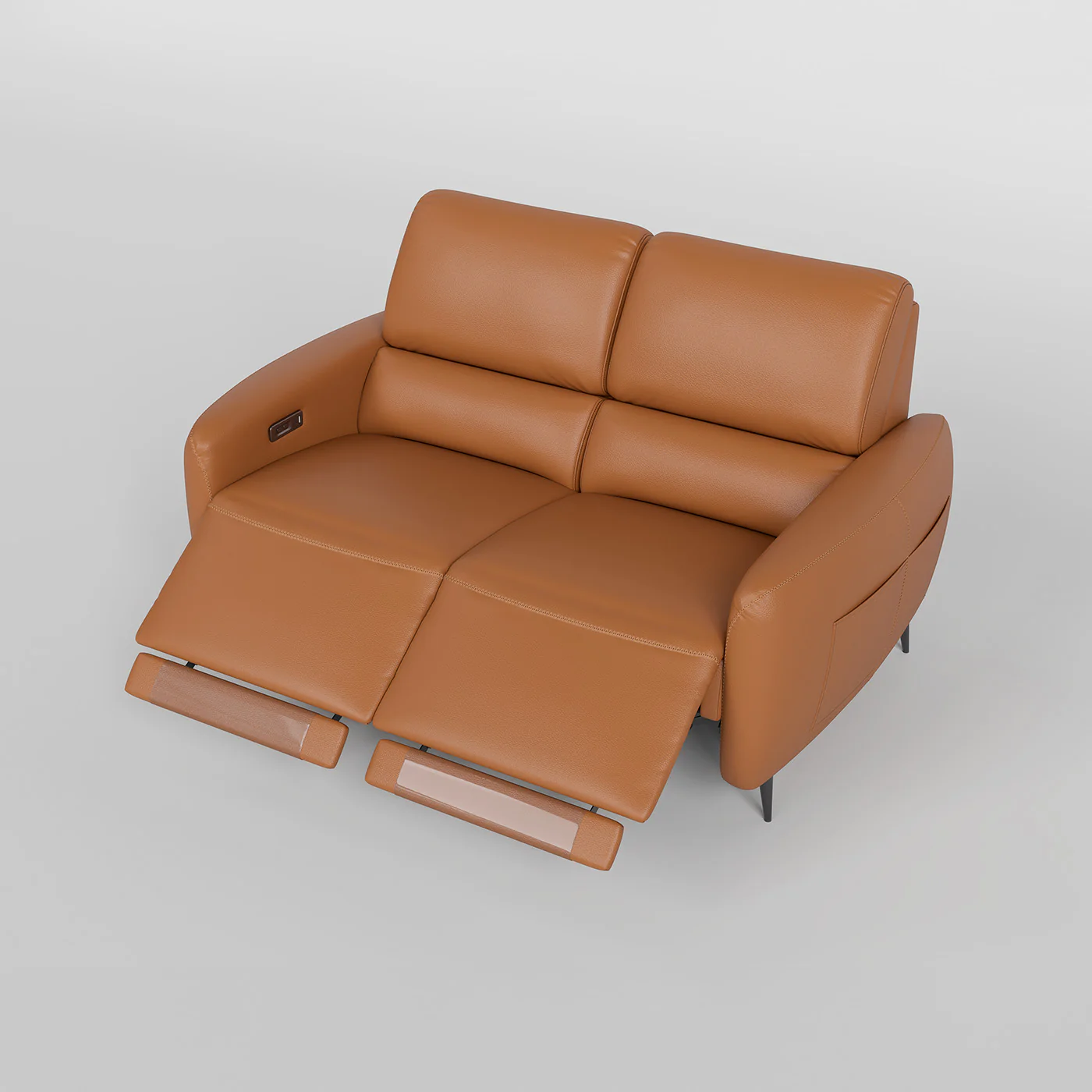 AeroStretch 3 Seater Power Zero Wall Recliner Sofa with Drop Down Table Tray