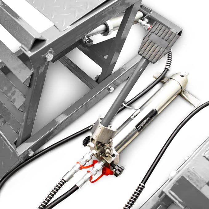 🎉Factory Promotion Capacity Hydraulic Underbody Access Car Lift with Ramp