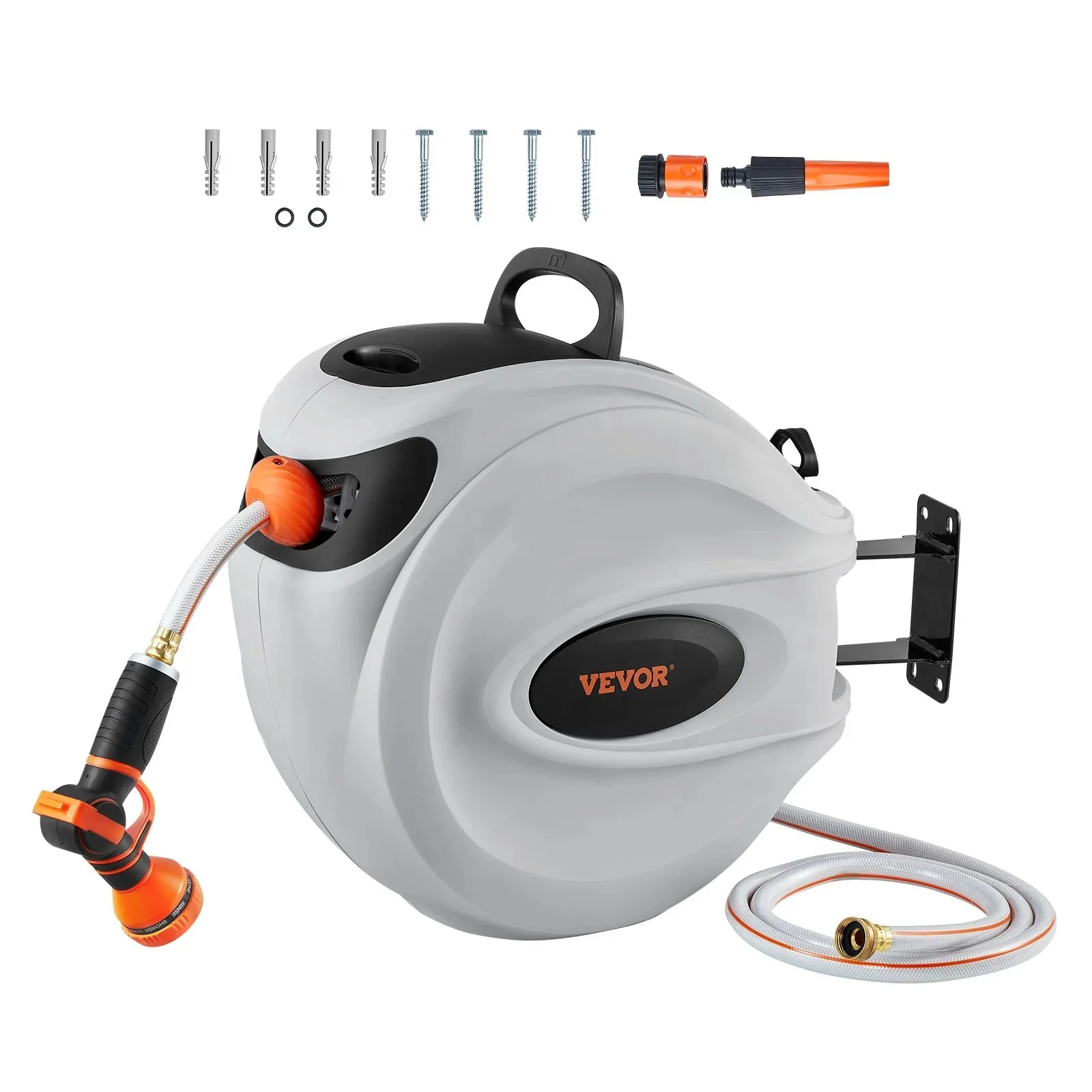 Wall-Mount with 180° Swivel – Flexible & Space-Saving