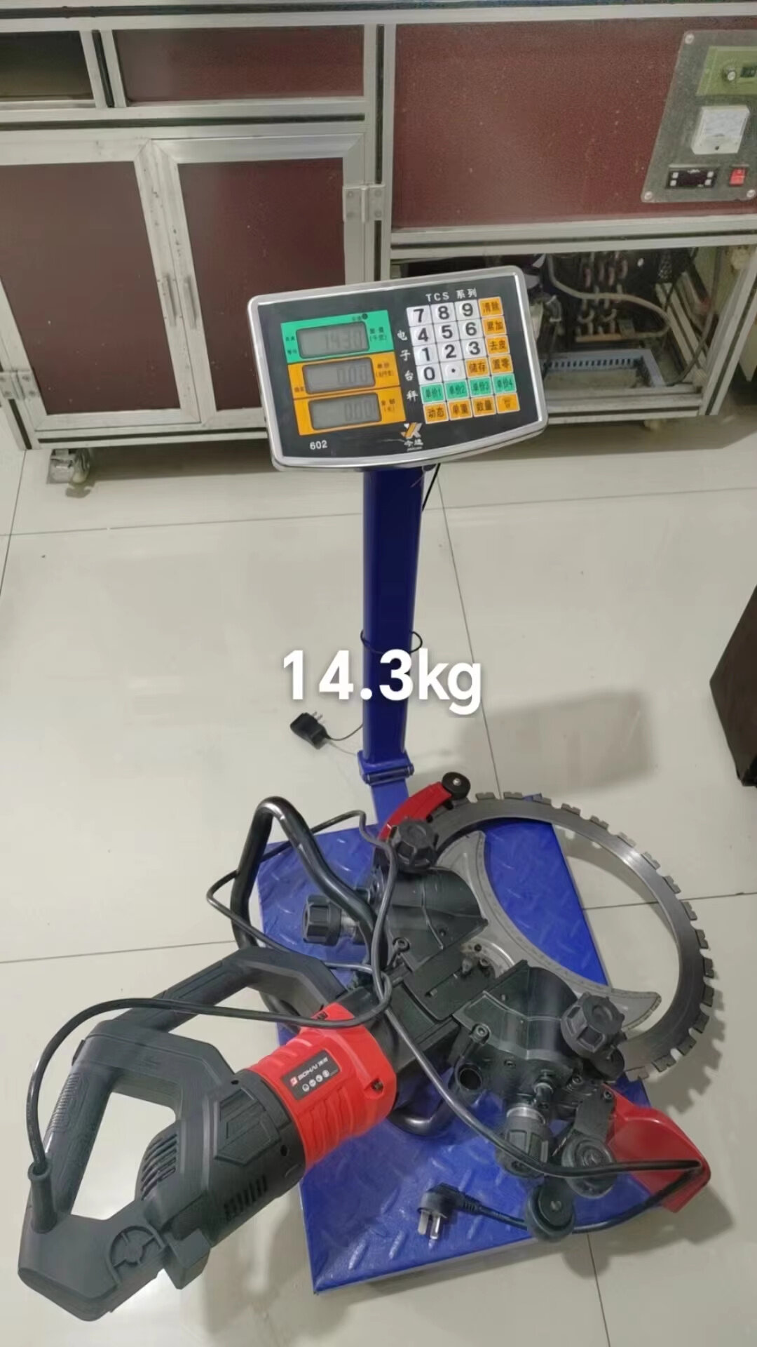 400mm Brushless Ring Saw Concrete cutting machine Machine Hand Held Wall Cutting Ring Saw Household Concrete Cutter