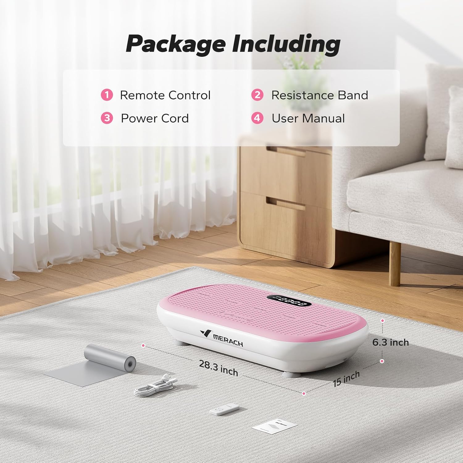 Vibration Plate Exercise Machine, Vibration Plate 440 Lbs Capacity, Bluetooth and Silicone Pedal, Stimulate Deep Fat, Vibration Plate for Lymphatic Drainage, Vibrating for Weight Loss