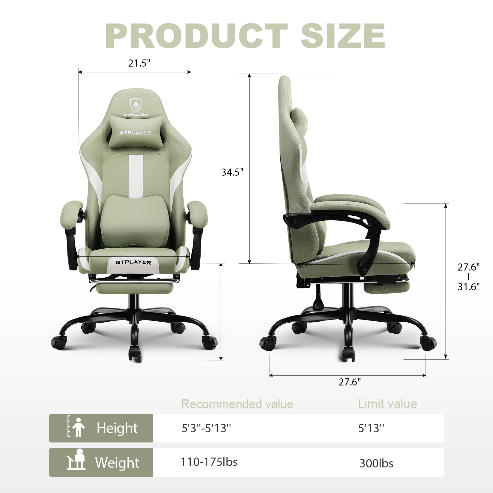 Footrest Series GT905 F