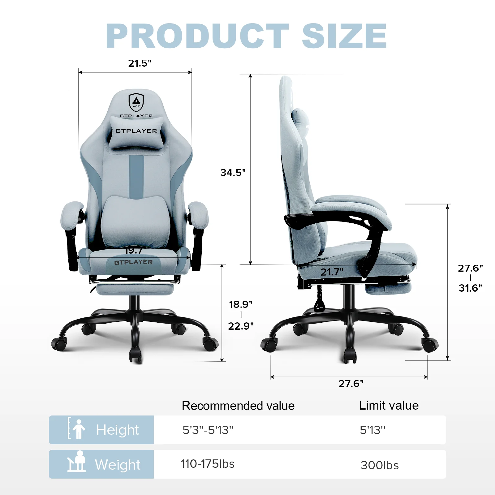 Footrest Series GT905 F