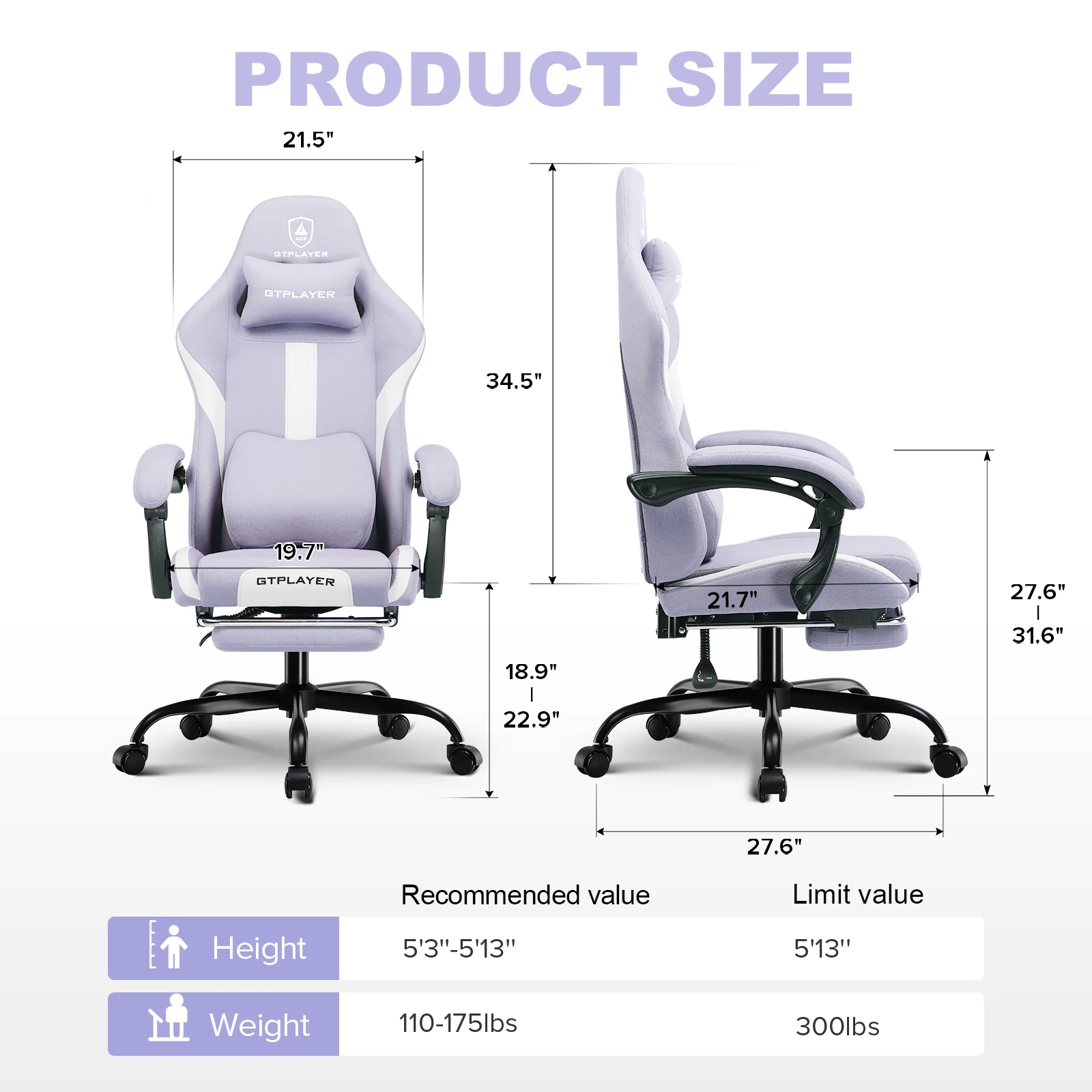Footrest Series GT905 F