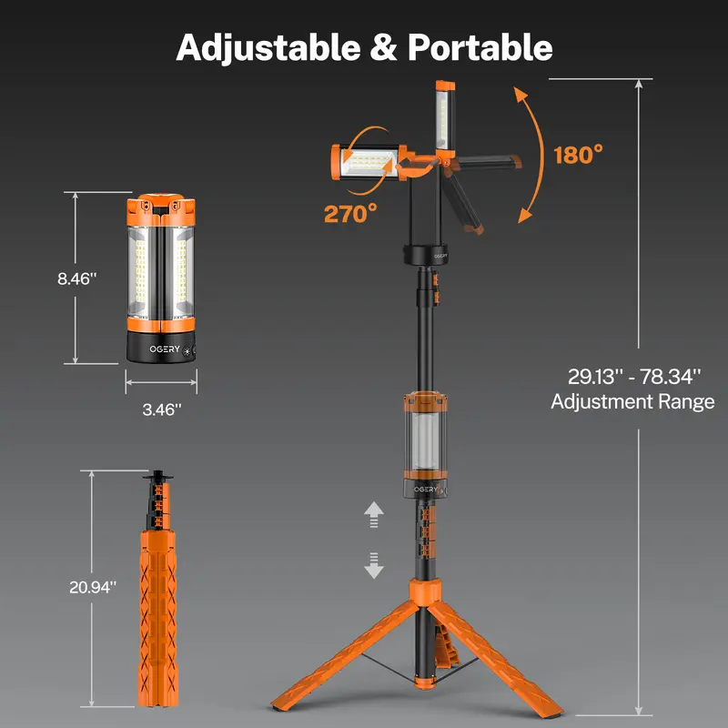 Rechargeable 10000mAh Camping Light