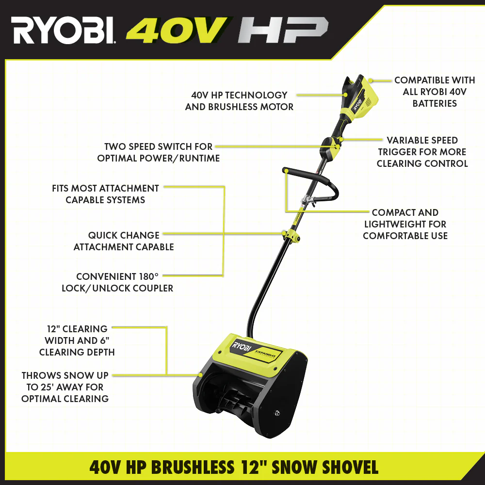 Snow shovel kit for house lawns