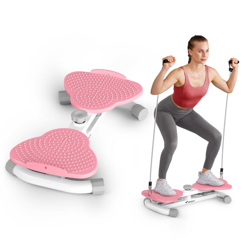 New MERACH Waist twist Machine, slim waist and toned abs, 300 lbs weighing, can stand with feet apart, double non-slip, no noise use Exercise Equipment Abdominal Roller Workout