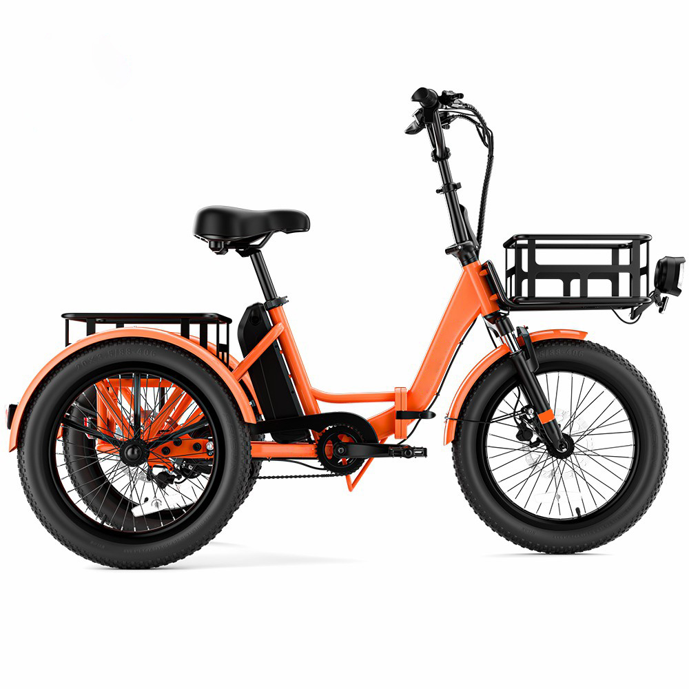 🚴Electric Folding Trike💥With a range of 35 to 70 miles