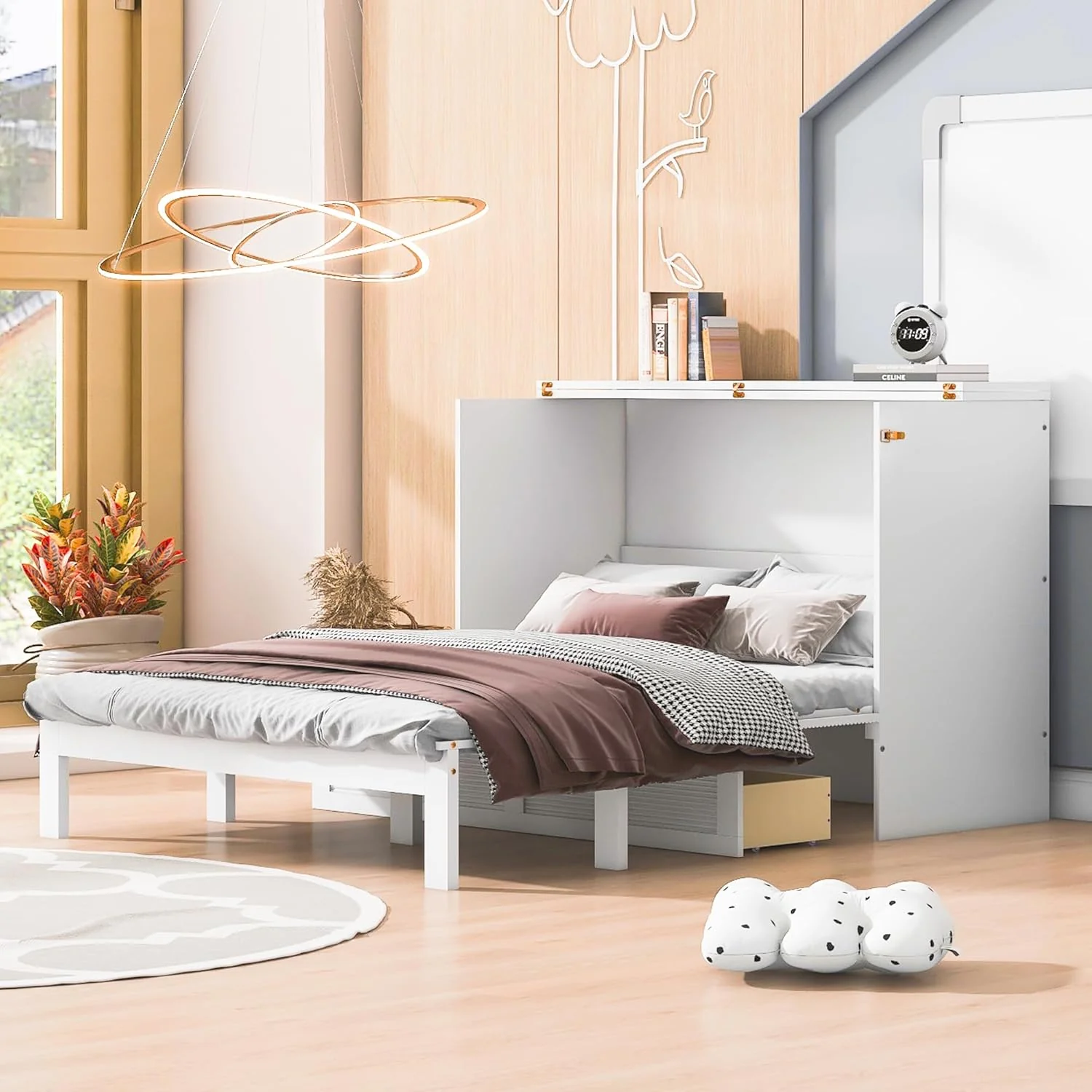 Multifunctional folding bed