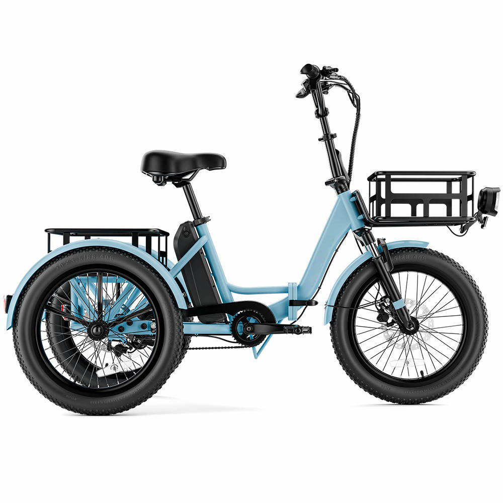 🚴Electric Folding Trike💥With a range of 35 to 70 miles
