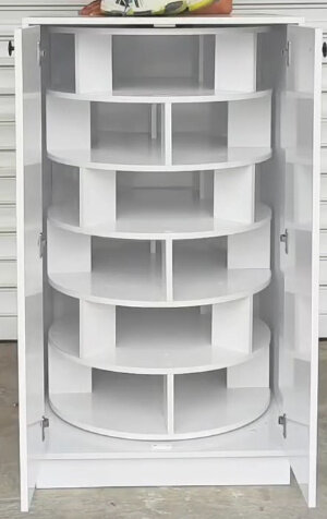 ⏰49.88$Buy one get one free today only! 🥾Rotating shoe cabinet🥾