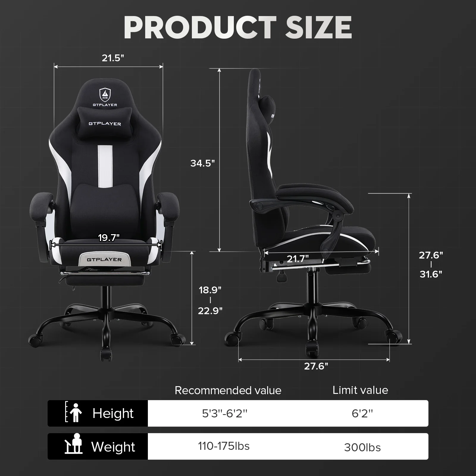 Footrest Series GT905 F