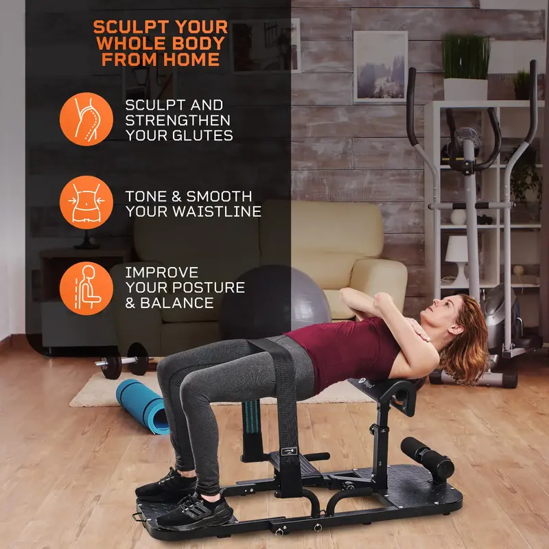 Hip Thrust Machine - Premium Squat & Glute Machine Workout Equipment