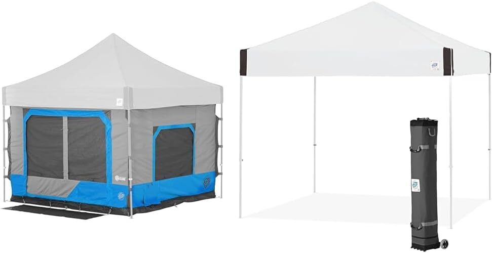 Camping Cube 6.4, Converts 10' Straight Leg Canopy into Camping Tent, Punch