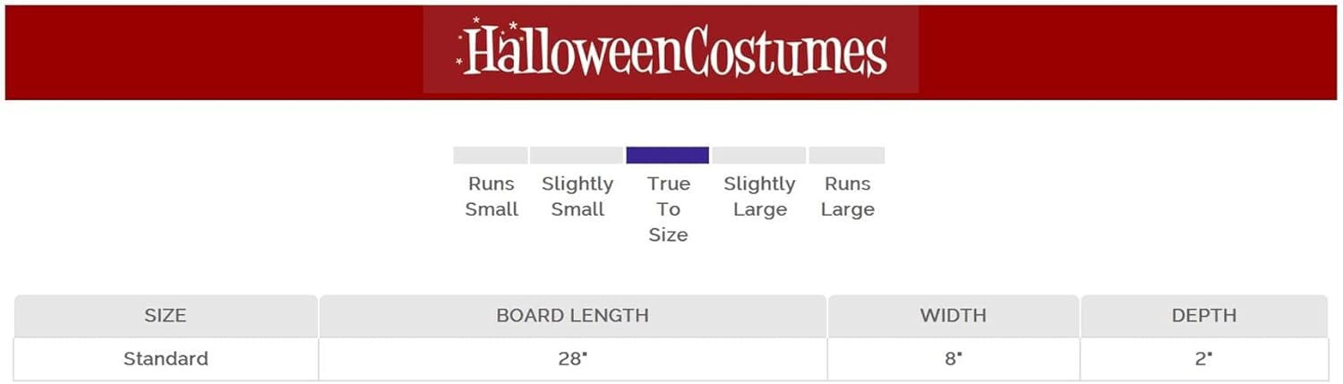 Fun Costumes Back to the Future Hoverboard 1:1 Scale Prop Replica with Authentic Sticker Detail and Strap