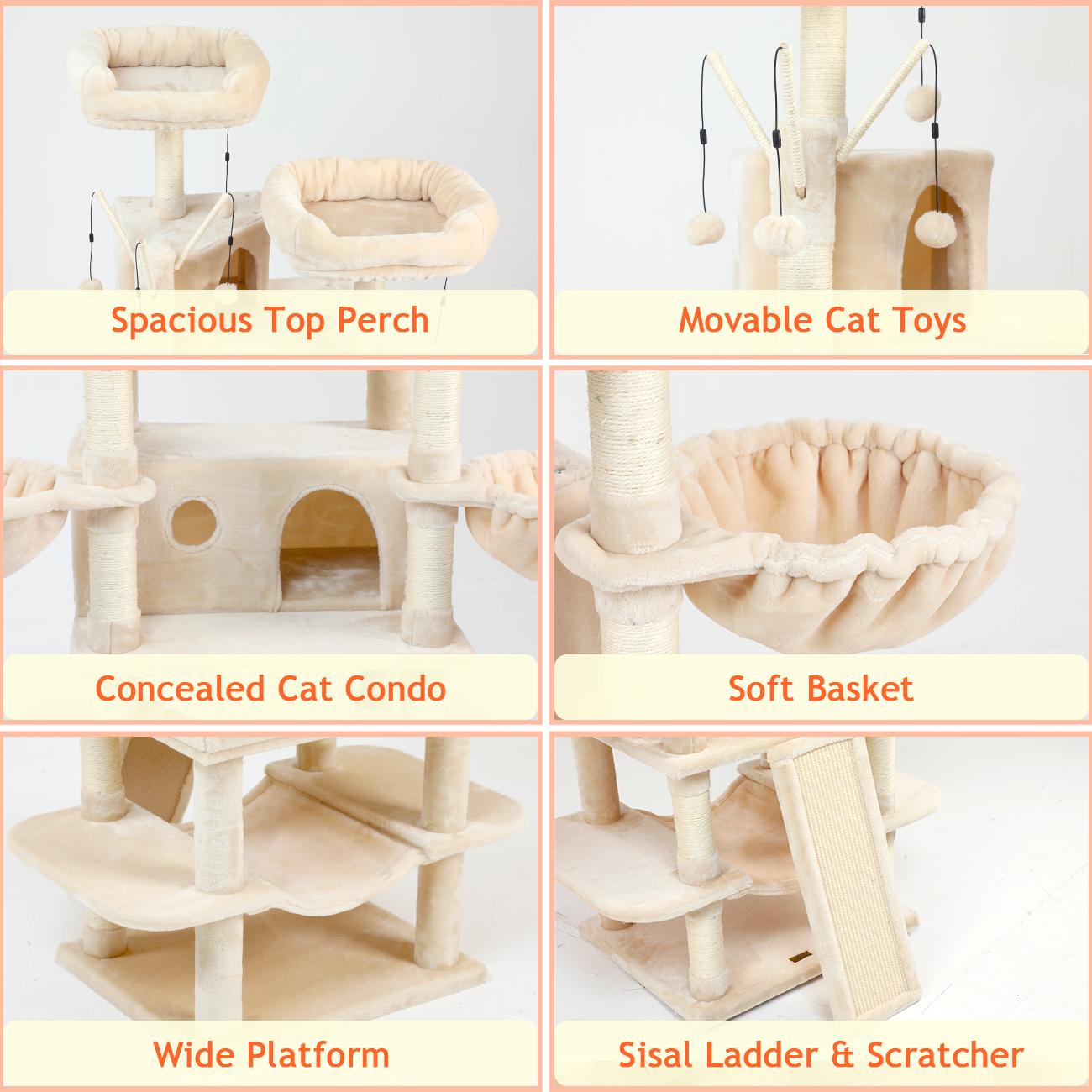 🔥Clearance Sale🔥Large Cat Tree 69