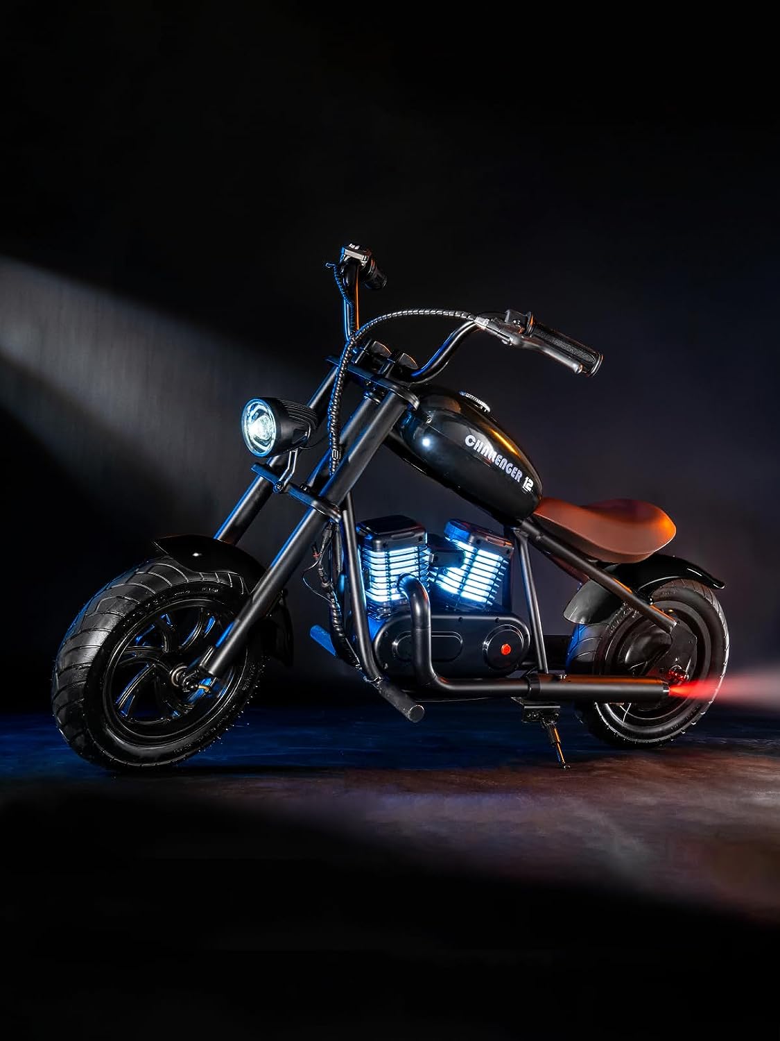 Kids Electric Motorcycle With Colorful Ambient Light