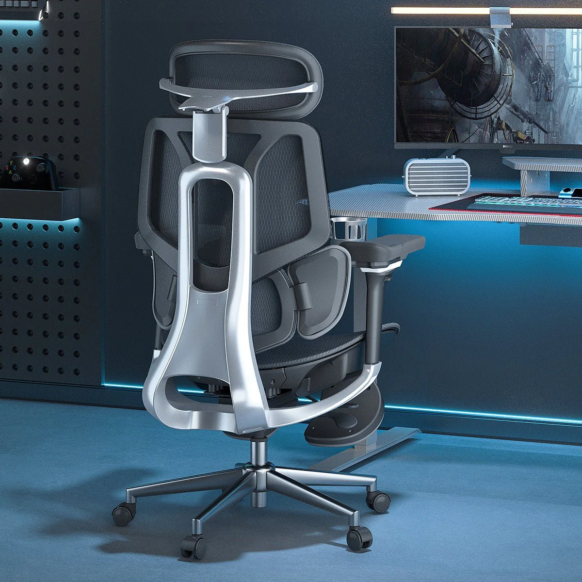 Pro Ergonomic Chair with Footrest