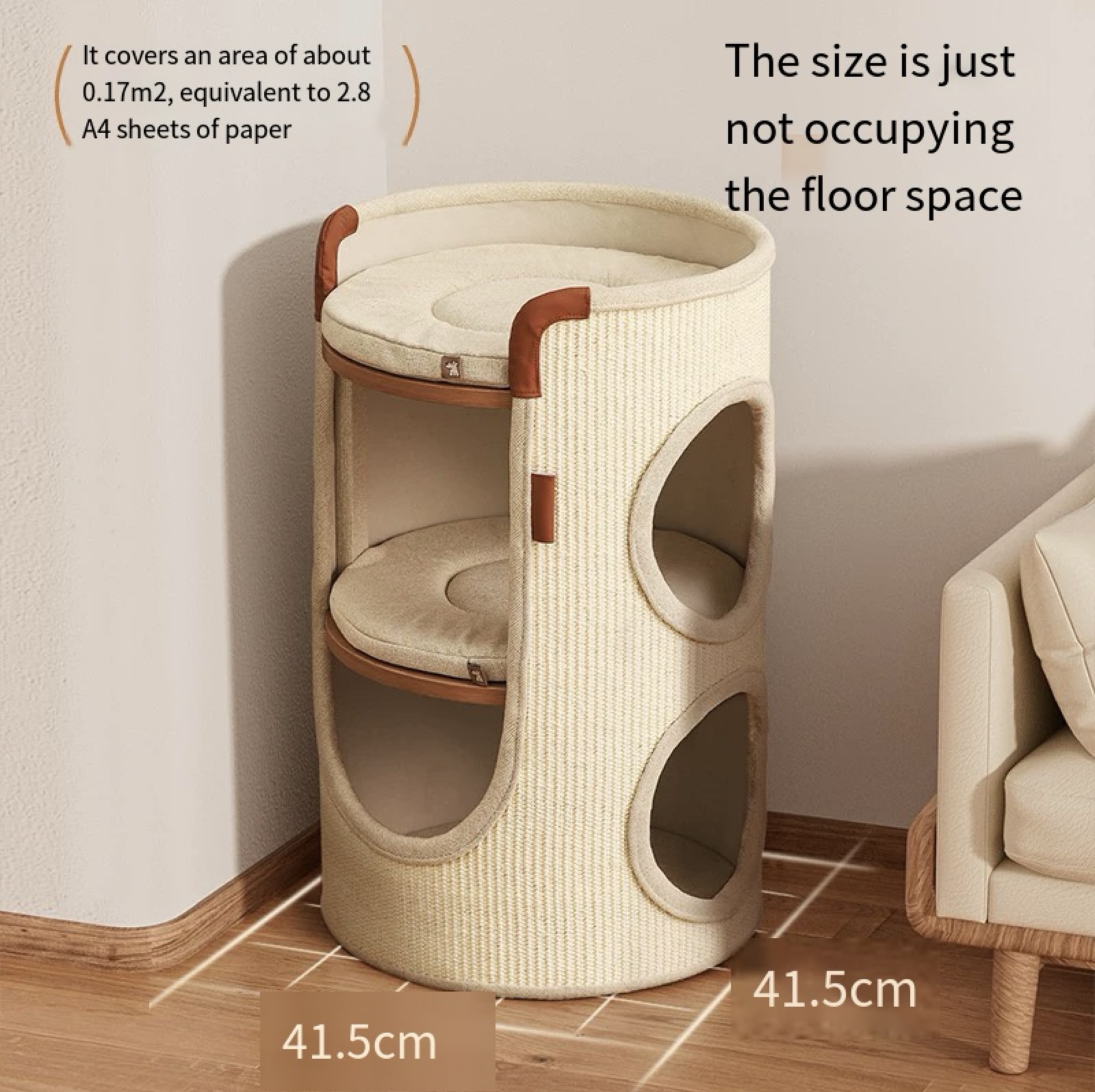 2-Storey Cat Furniture for Indoor Cats