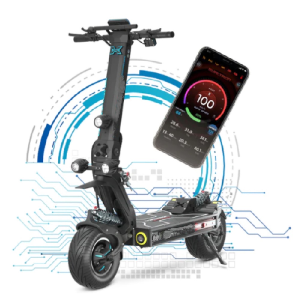 ⚡Foldable high range electric scooter.