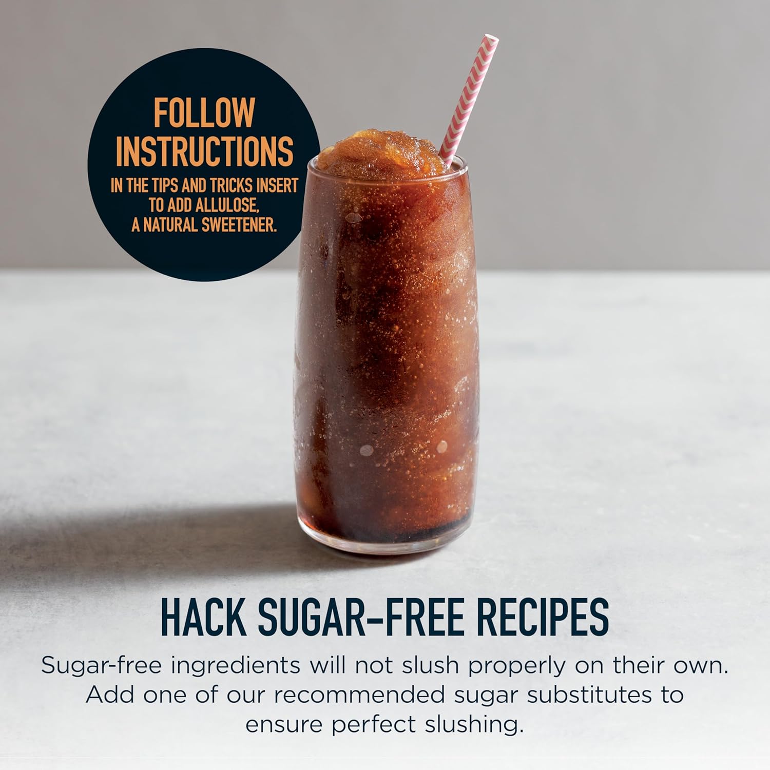 Professional Frozen Drink Maker with RapidChill Technology, 88 oz. Frozen Drink & Slushie Machine, 5 Preset Programs, Frozen Margaritas, Frappés, and More, Orange Mango, FS301OR