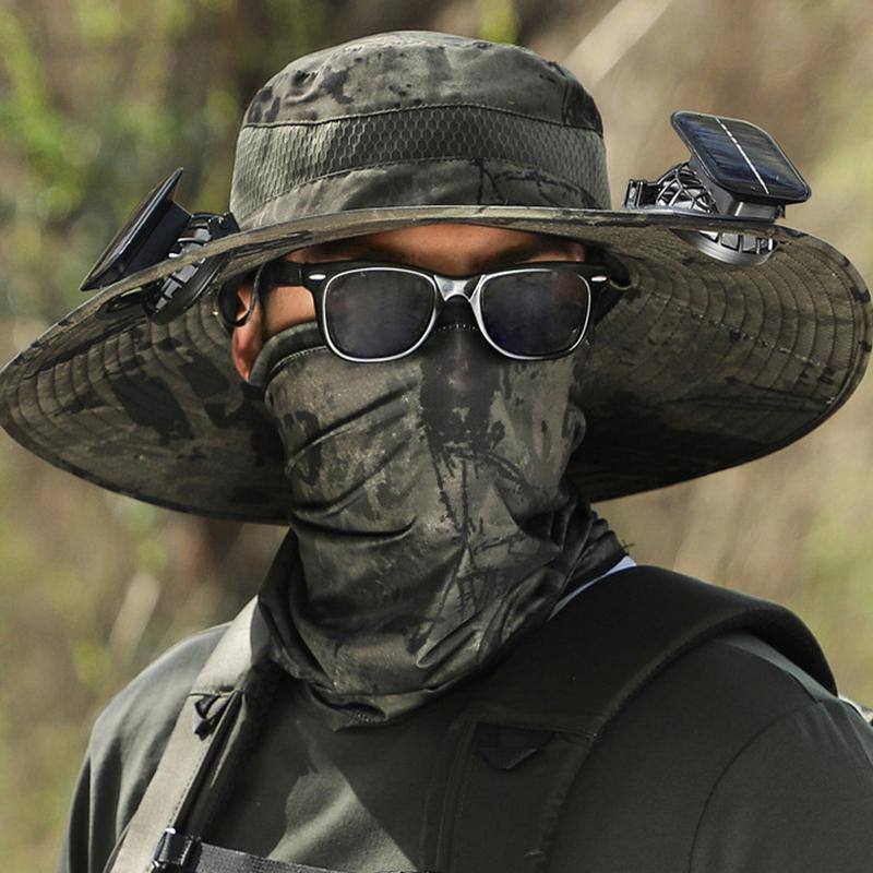 SolCooler Solar-Powered Double Fan Cooling Hat