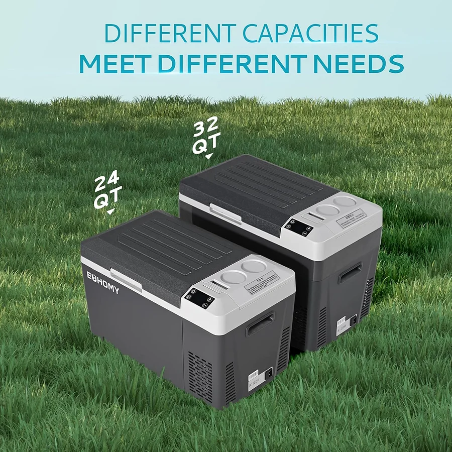 🛒Car Refrigerator 12/24V DC 110-240V AC