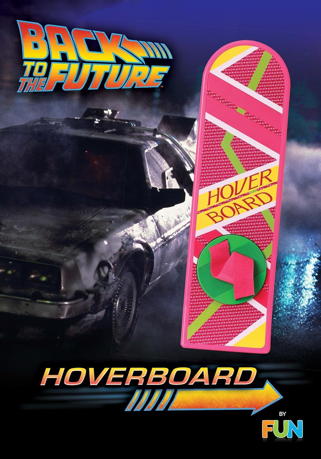 Fun Costumes Back to the Future Hoverboard 1:1 Scale Prop Replica with Authentic Sticker Detail and Strap