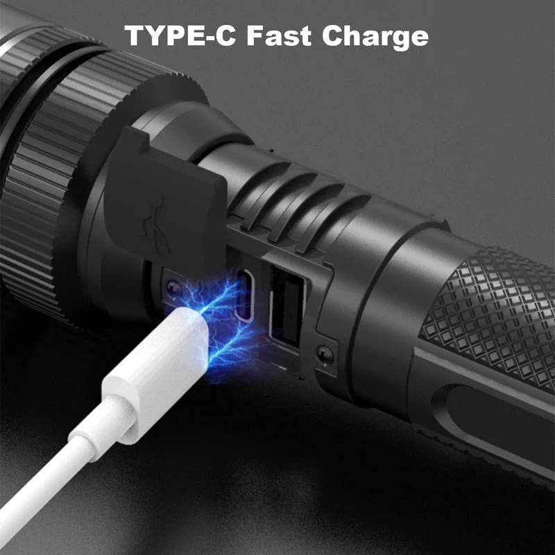 UltraBright Tactical Rechargeable Flashlight