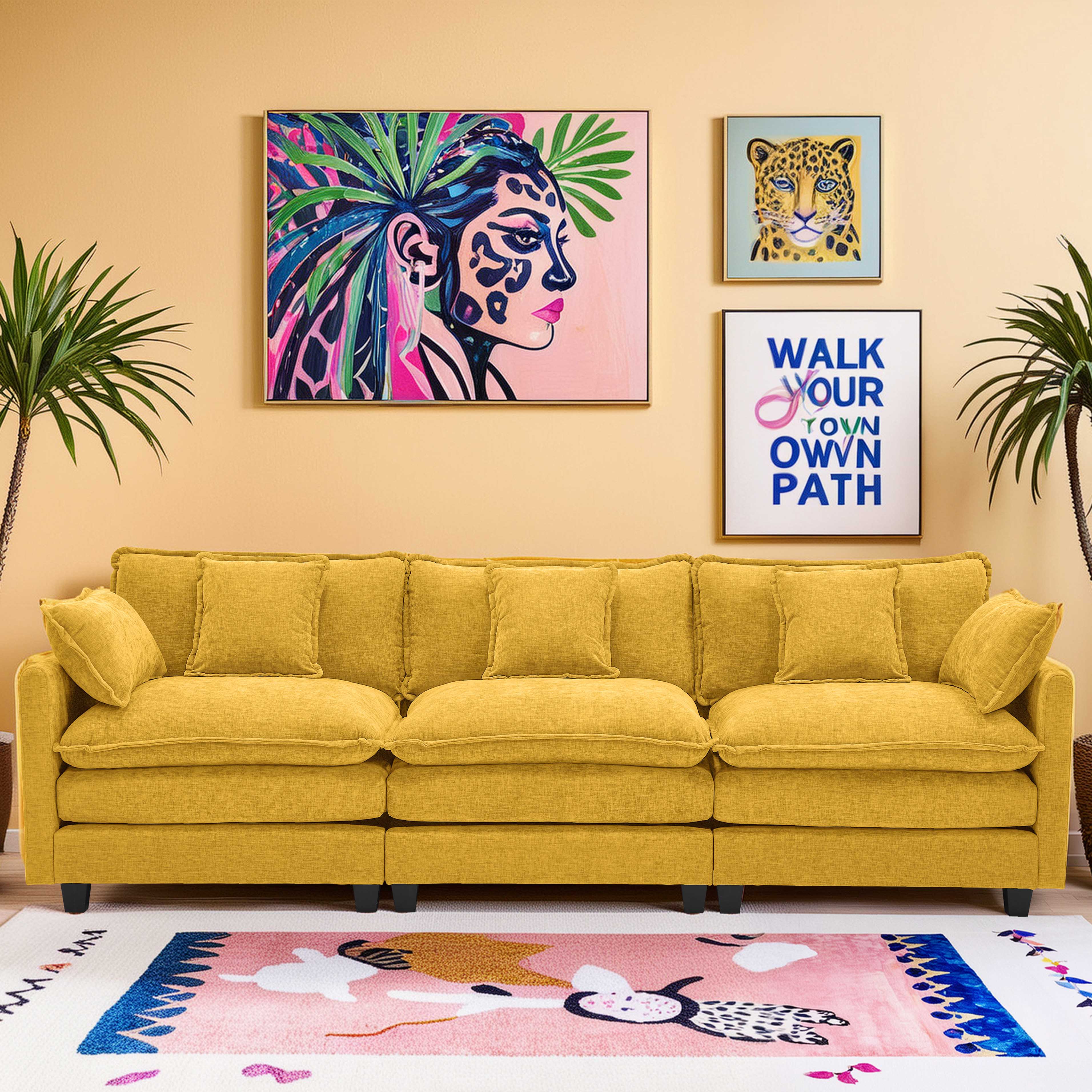 Luxury Thickened Cushion Modular Sofa