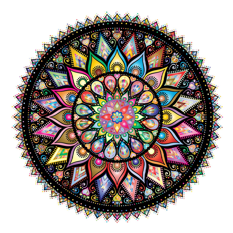 Mandala Wooden Jigsaw Puzzle