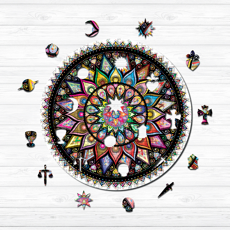 Mandala Wooden Jigsaw Puzzle