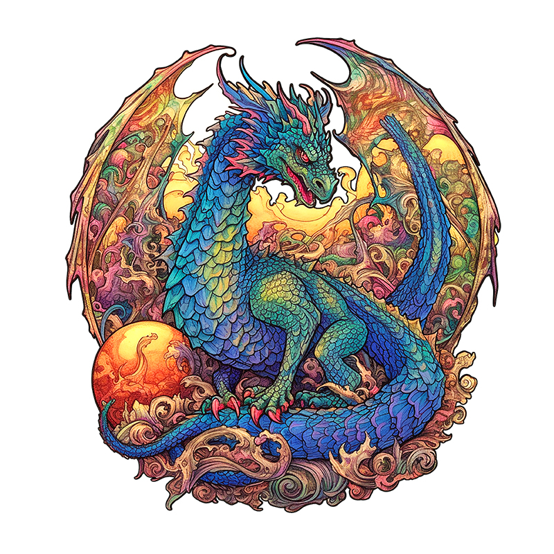 Dragon Wooden Jigsaw Puzzle