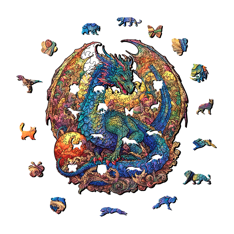 Dragon Wooden Jigsaw Puzzle