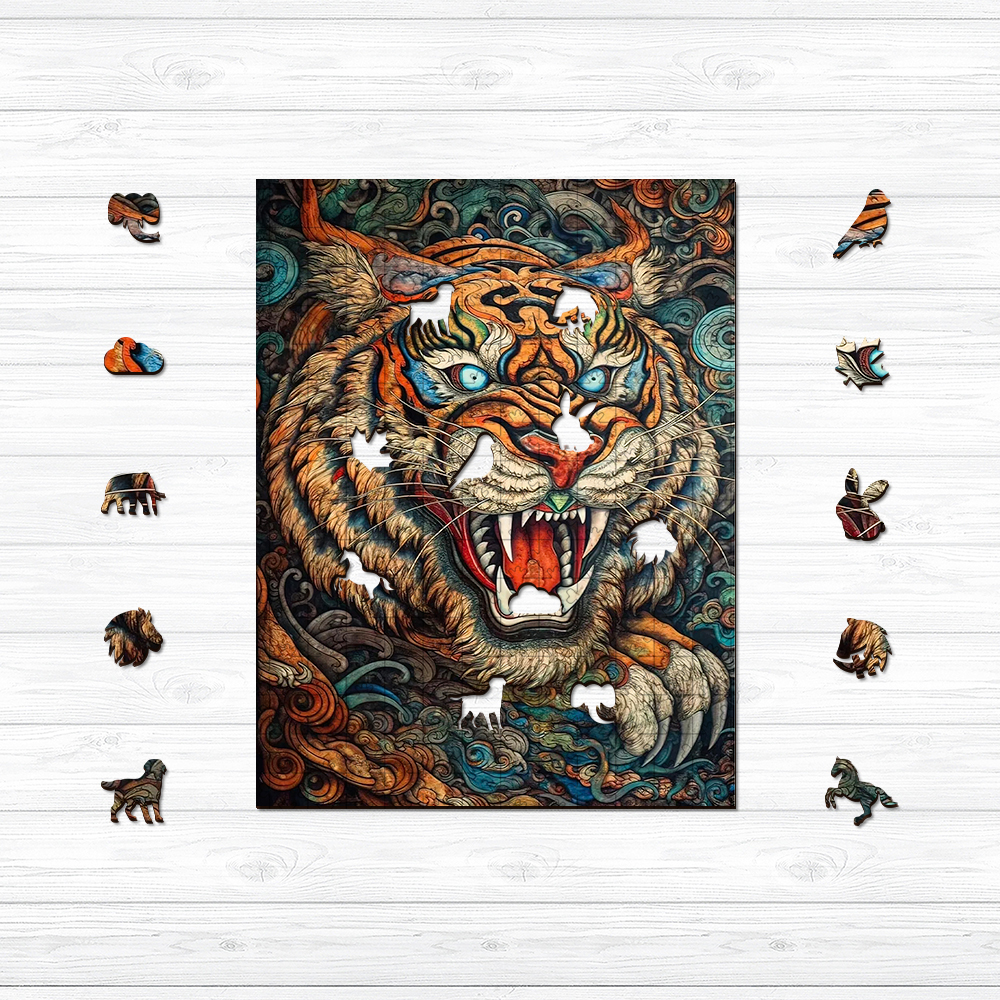 Tiger Wooden Jigsaw Puzzle