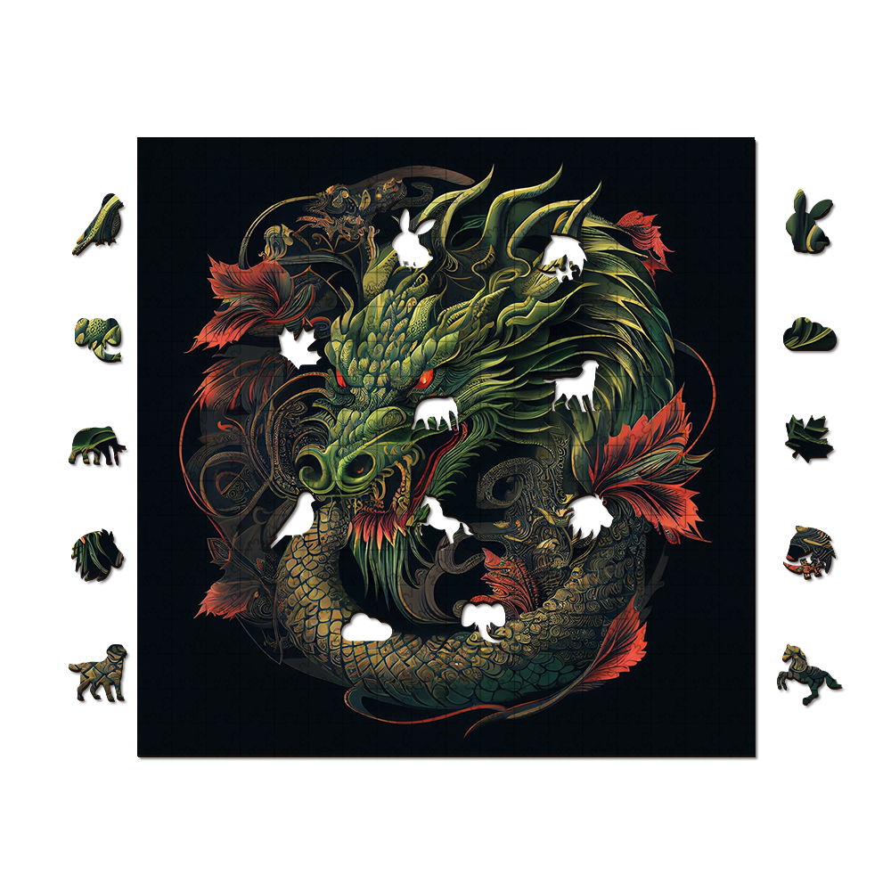 Dragon Wooden Jigsaw Puzzle