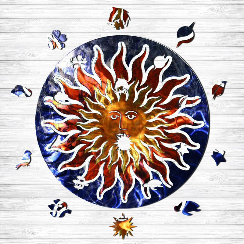 Sun God Wooden Jigsaw Puzzle